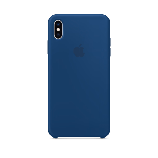 iPhone XS Max Silicone Case — Blue Horizon