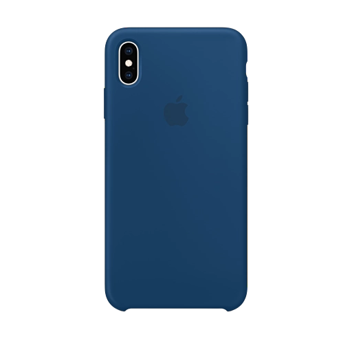 iPhone XS Max Silicone Case — Blue Horizon