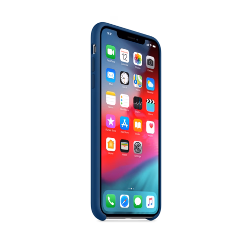 iPhone XS Max Silicone Case — Blue Horizon