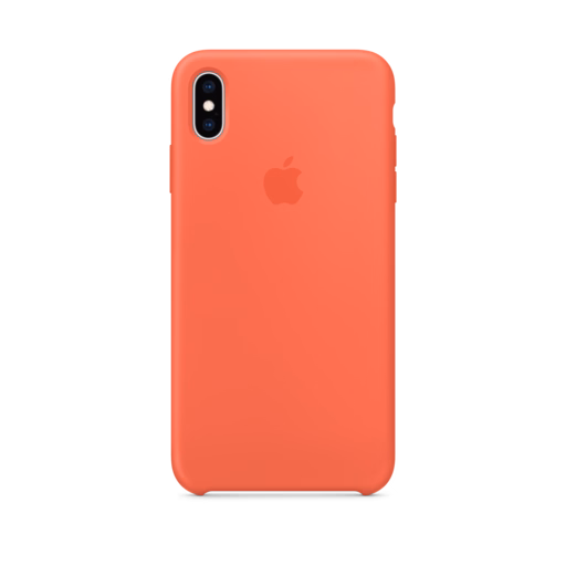iPhone XS Max Silicone Case — Nectarine