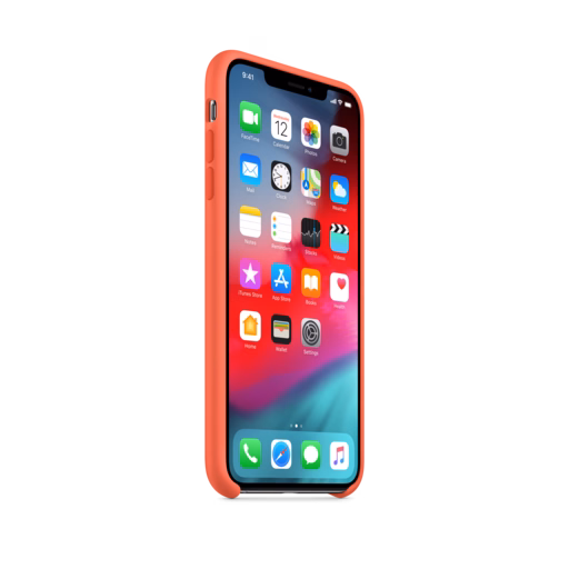 iPhone XS Max Silicone Case — Nectarine