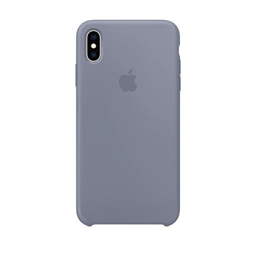 iPhone XS Max Silicone Case — Lavender Gray