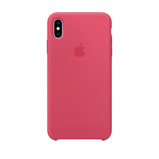 iPhone XS Max Silicone Case — Hibiscus