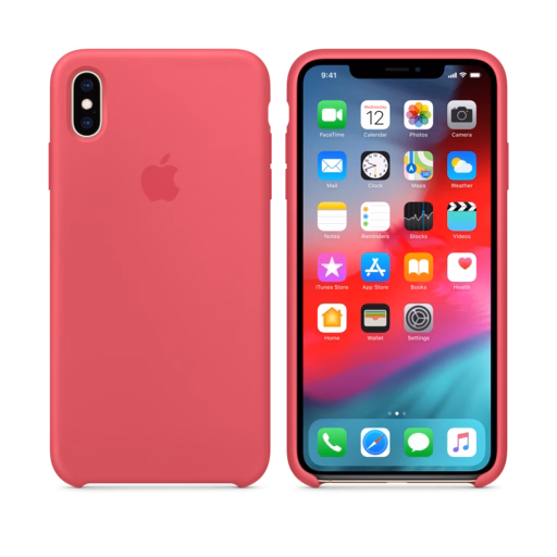 iPhone XS Max Silicone Case — Hibiscus