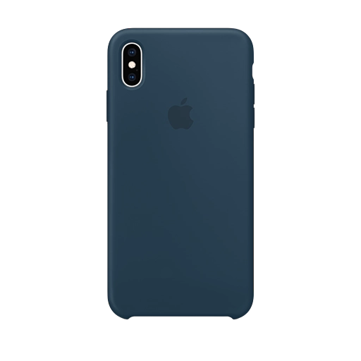 iPhone XS Max Silicone Case — Pacific Green