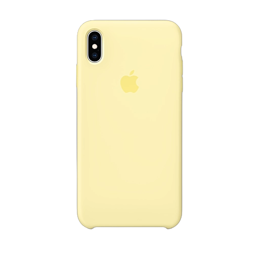 iPhone XS Max Silicone Case — Mellow Yellow