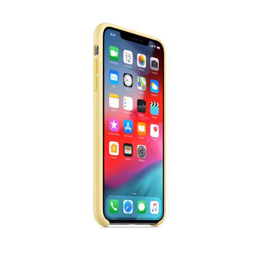 iPhone XS Max Silicone Case — Mellow Yellow