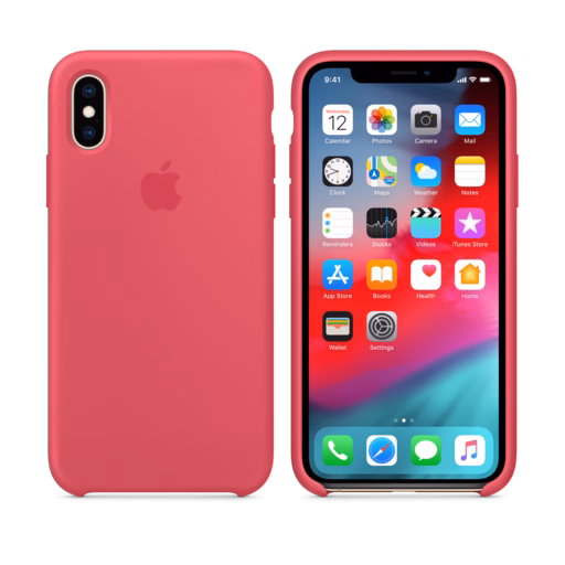 iPhone XS Silicone Case — Hibiscus