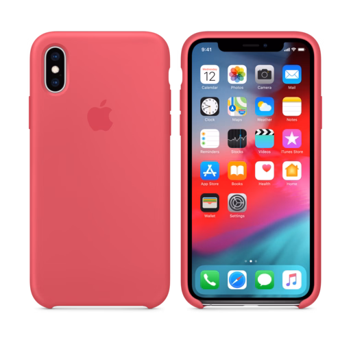 iPhone XS Silicone Case — Hibiscus