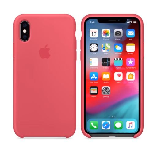 iPhone XS Silicone Case — Hibiscus