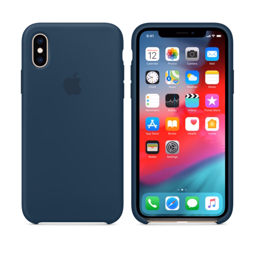iPhone XS Silicone Case — Pacific Green