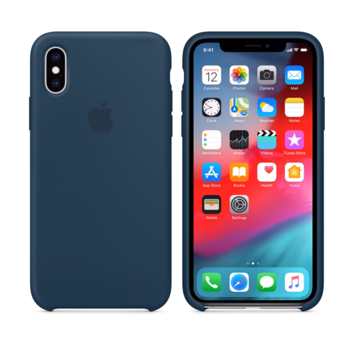 iPhone XS Silicone Case — Pacific Green
