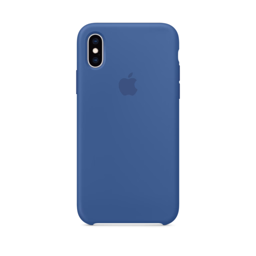 iPhone XS Silicone Case — Delft Blue