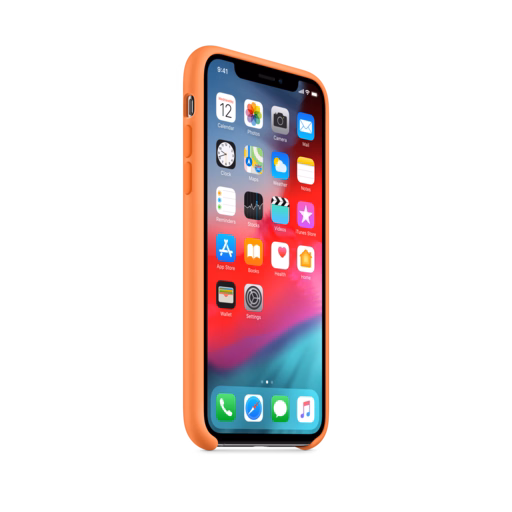 iPhone XS Silicone Case — Papaya