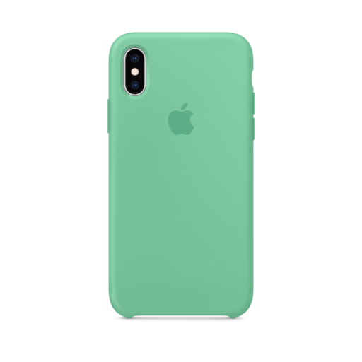 iPhone XS Silicone Case — Spearmint