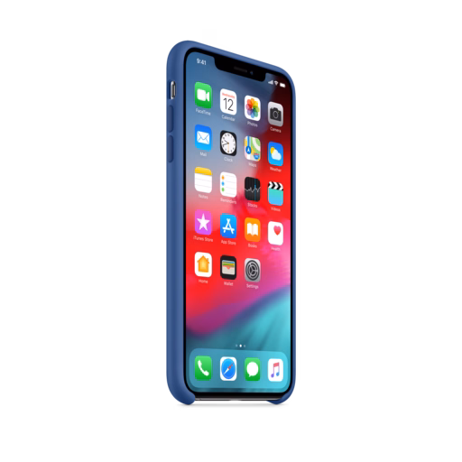 iPhone XS Max Silicone Case — Delft Blue