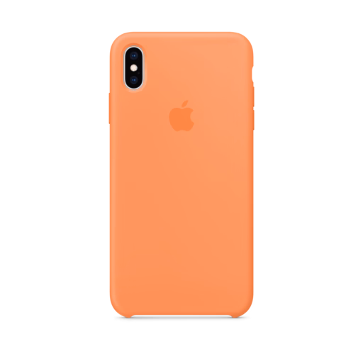 iPhone XS Max Silicone Case — Papaya
