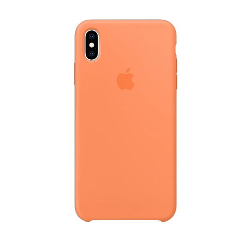 iPhone XS Max Silicone Case — Papaya