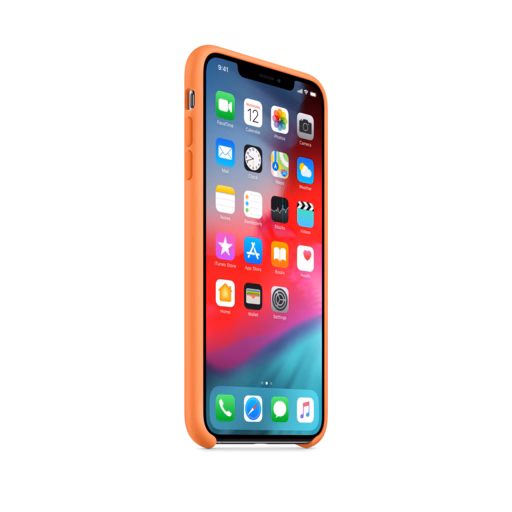 iPhone XS Max Silicone Case — Papaya