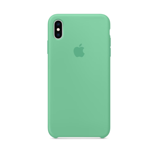 iPhone XS Max Silicone Case — Spearmint