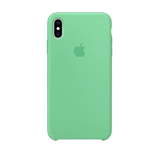 iPhone XS Max Silicone Case — Spearmint