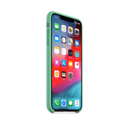 iPhone XS Max Silicone Case — Spearmint