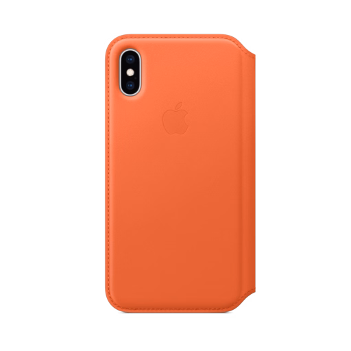 iPhone XS Leather Folio — Sunset