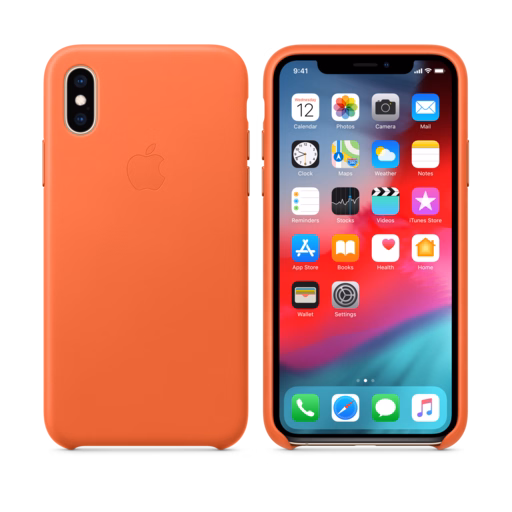 iPhone XS Leather Case — Sunset