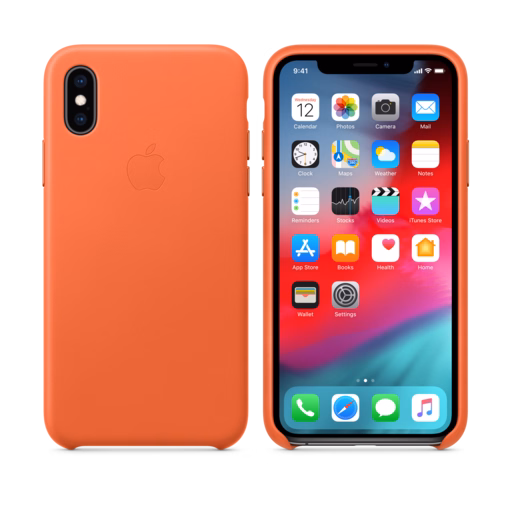 iPhone XS Leather Case — Sunset