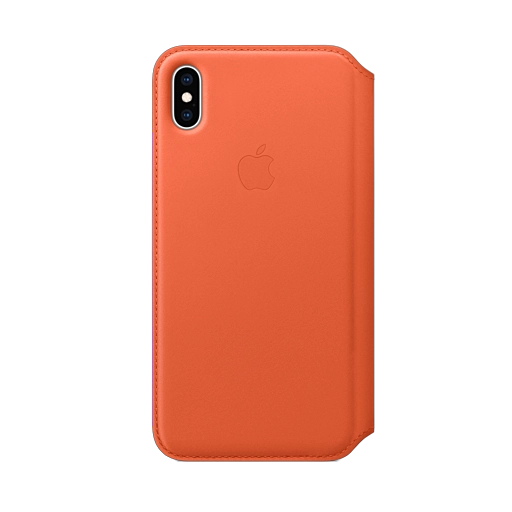 iPhone XS Max Leather Folio — Sunset