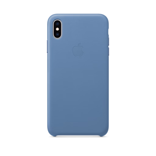 iPhone XS Max Leather Case — Cornflower