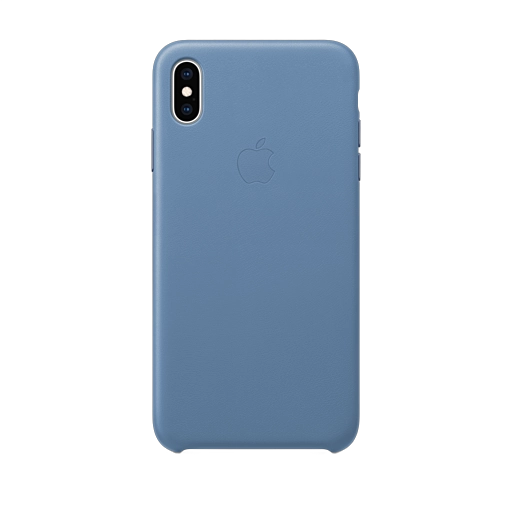 iPhone XS Max Leather Case — Cornflower