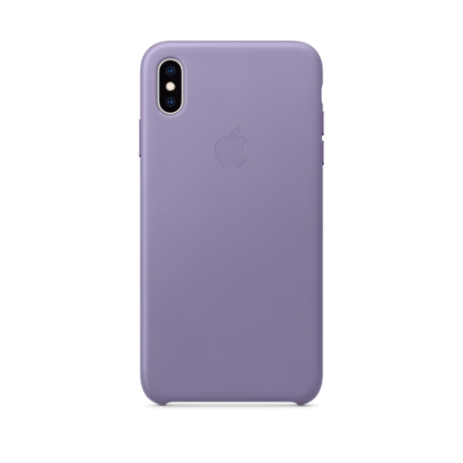 iPhone XS Max Leather Case — Lilac