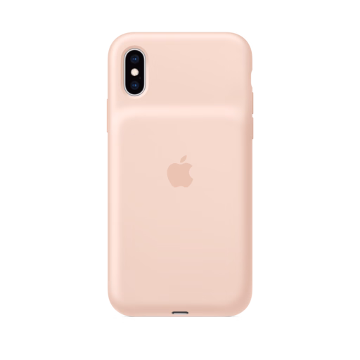 iPhone XS Smart Battery Case — Pink Sand