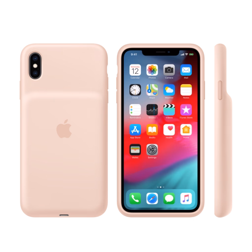 iPhone XS Max Smart Battery Case — Pink Sand
