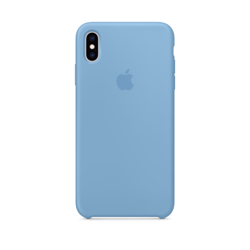 iPhone XS Max Silicone Case — Cornflower