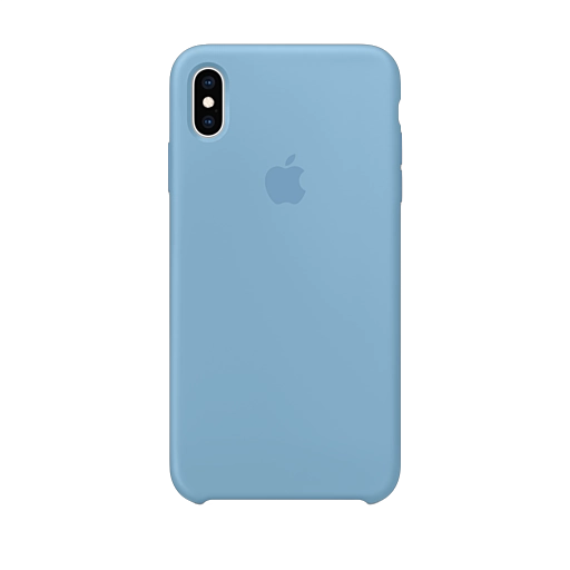 iPhone XS Max Silicone Case — Cornflower