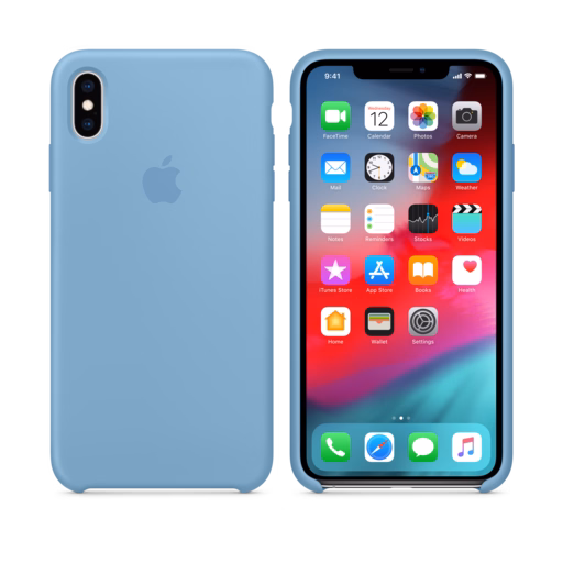 iPhone XS Max Silicone Case — Cornflower