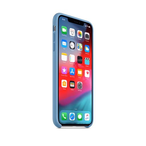 iPhone XS Max Silicone Case — Cornflower