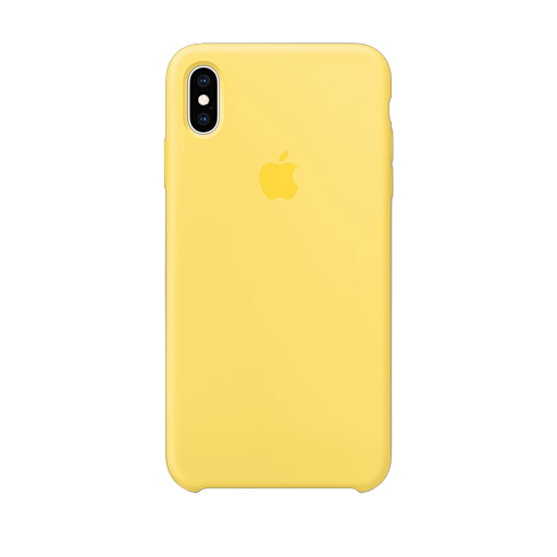 iPhone XS Max Silicone Case — Canary Yellow