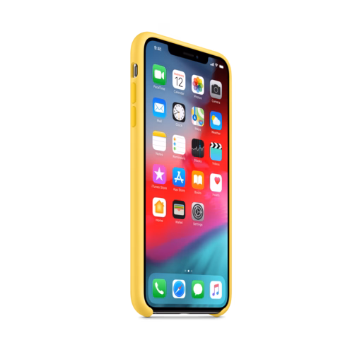 iPhone XS Max Silicone Case — Canary Yellow