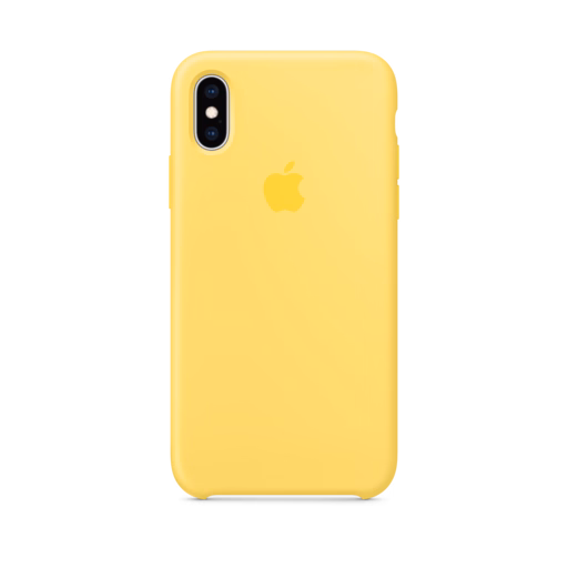 iPhone XS Silicone Case — Canary Yellow