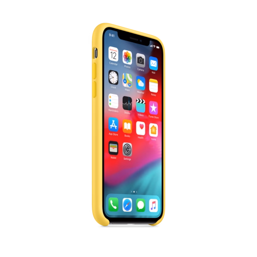iPhone XS Silicone Case — Canary Yellow