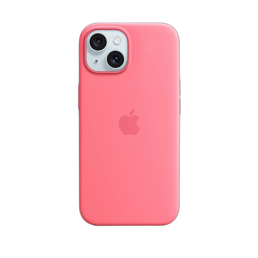 iPhone 15 Silicone Case — Pink