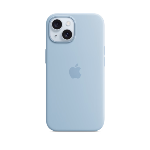 iPhone 15 Silicone Case — Light Blue