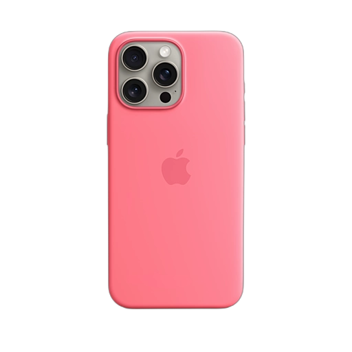 iPhone 15 Pro Max Silicone Case — Pink