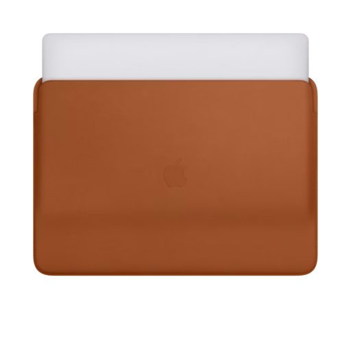 Leather Sleeve for 16″ MacBook Pro — Saddle Brown