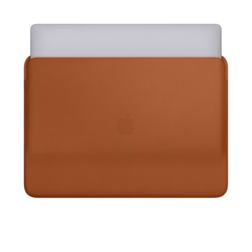 Leather Sleeve for 16″ MacBook Pro — Saddle Brown