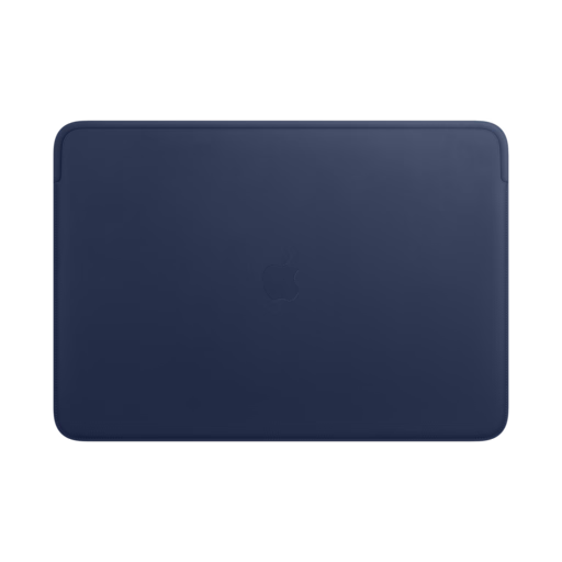 Leather Sleeve for 16″ MacBook Pro — Midnight Blue