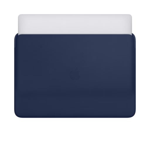 Leather Sleeve for 16″ MacBook Pro — Midnight Blue